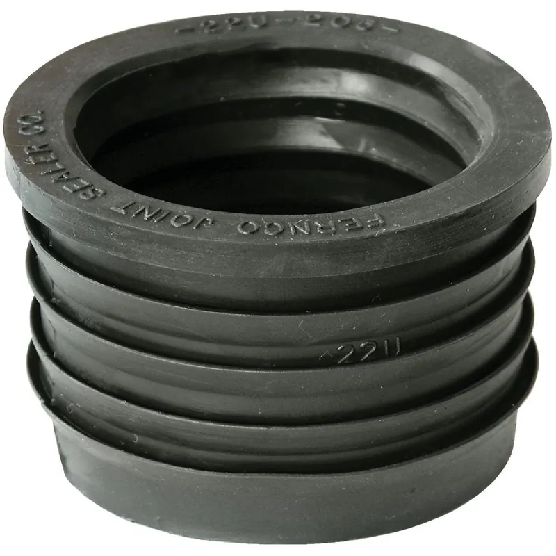 Fernco P22U-205 DWV 2 In. x 2 In. Sewer and Drain PVC Iron Pipe Hub Adapter