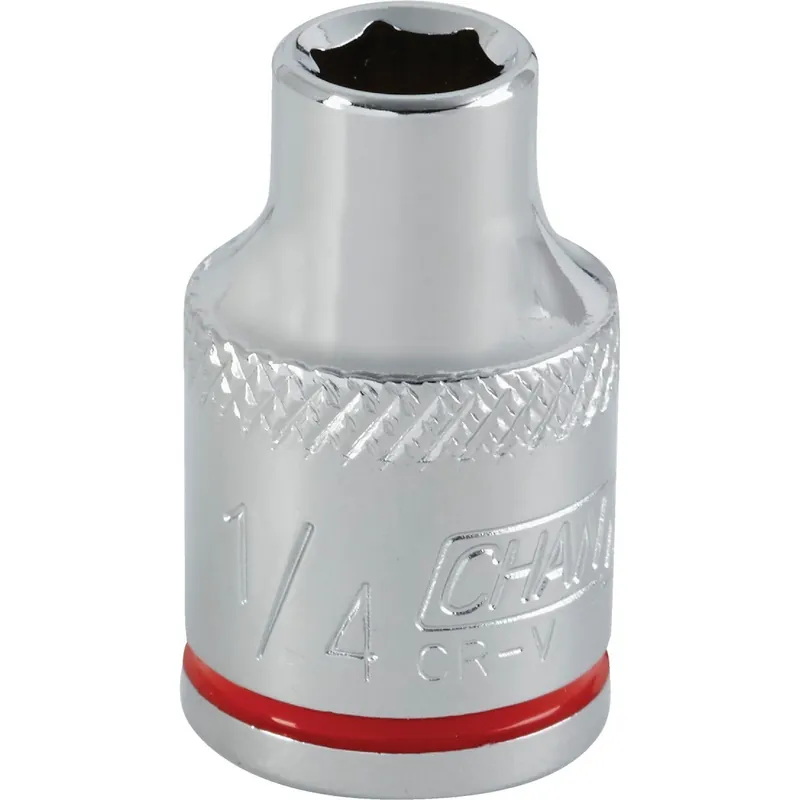 Channellock 302655 3/8 In. Drive 1/4 In. 6-Point Shallow Standard Socket