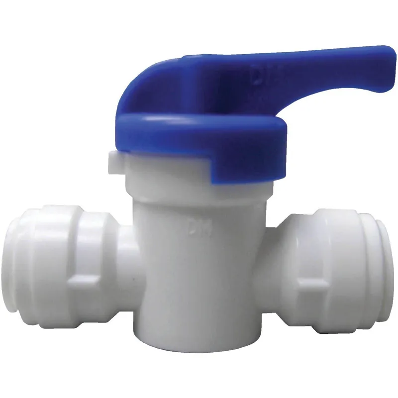 Watts PL-3041 3/8 In. OD Straight Stop Plastic Plastic Push Valve