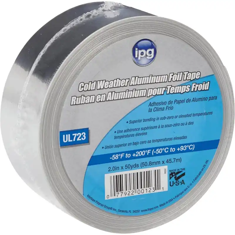 Intertape 9502-B Intertape 2 In. x 50 Yd. UL723 Cold Weather Aluminum Foil Tape