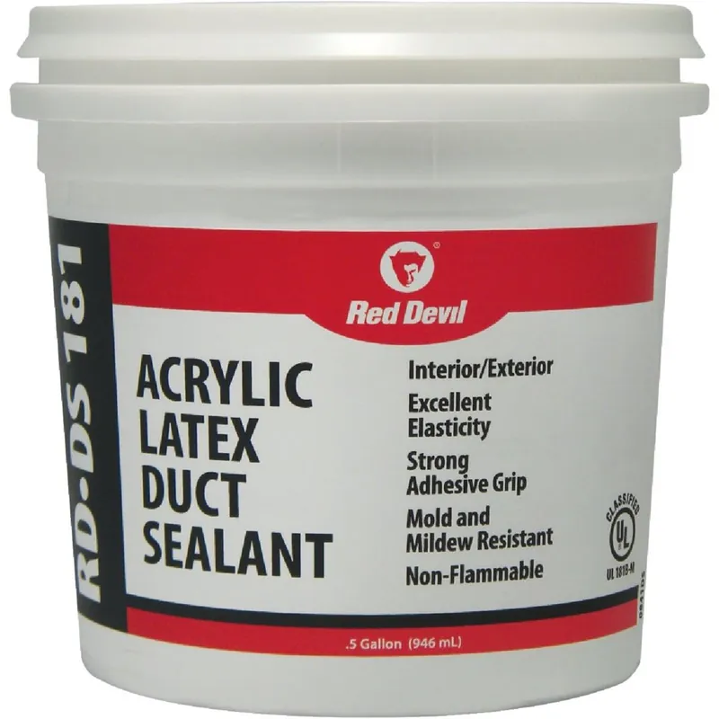 Red Devil 0841DS RD-DS 181 0.5 Gal. Acrylic Latex Duct Sealant