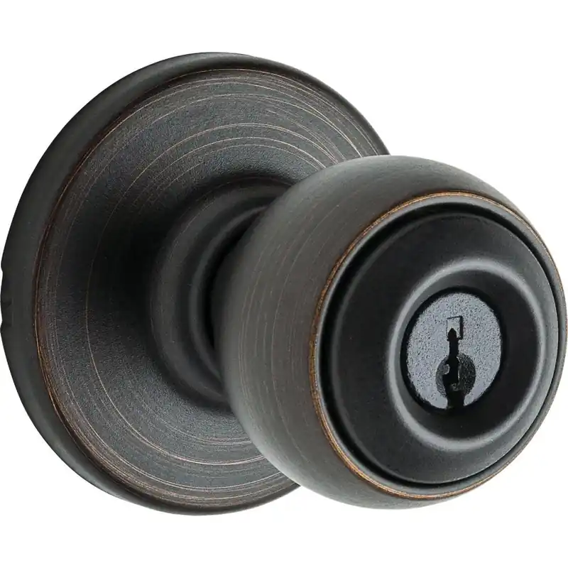 Kwikset 400P11PCPK6 Polo Venetian Bronze Entry Door Knob