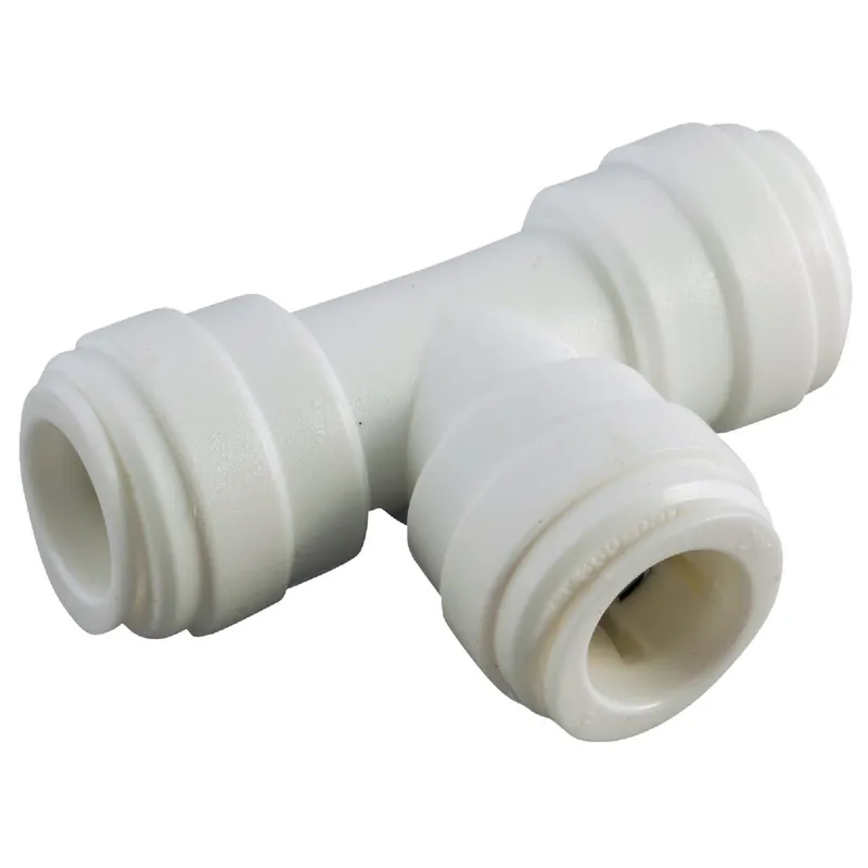 Anderson Metals 53064-10 Push-In Plastic Tee