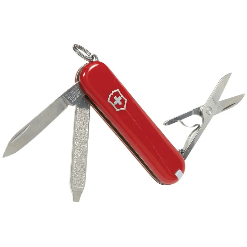 Victorinox 0.6223-033-X3 Classic 7-Function 2-1/4 In. Red Swiss Army Knife