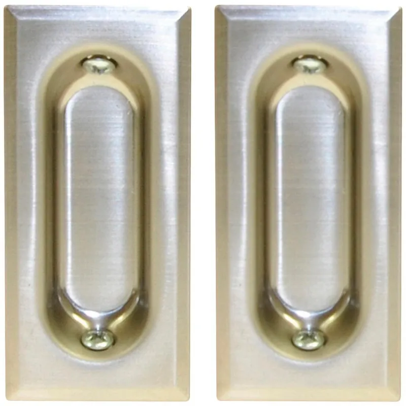 Johnson Hardware 40-15PK2 Flush Pocket Door Pull 3 In. (2-Count)