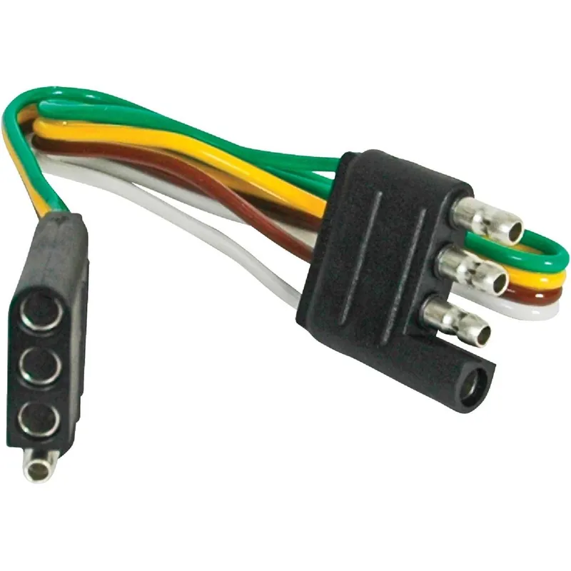 Reese Towpower 74687 12 In. 4-Flat Loop Trailer Wiring Extension