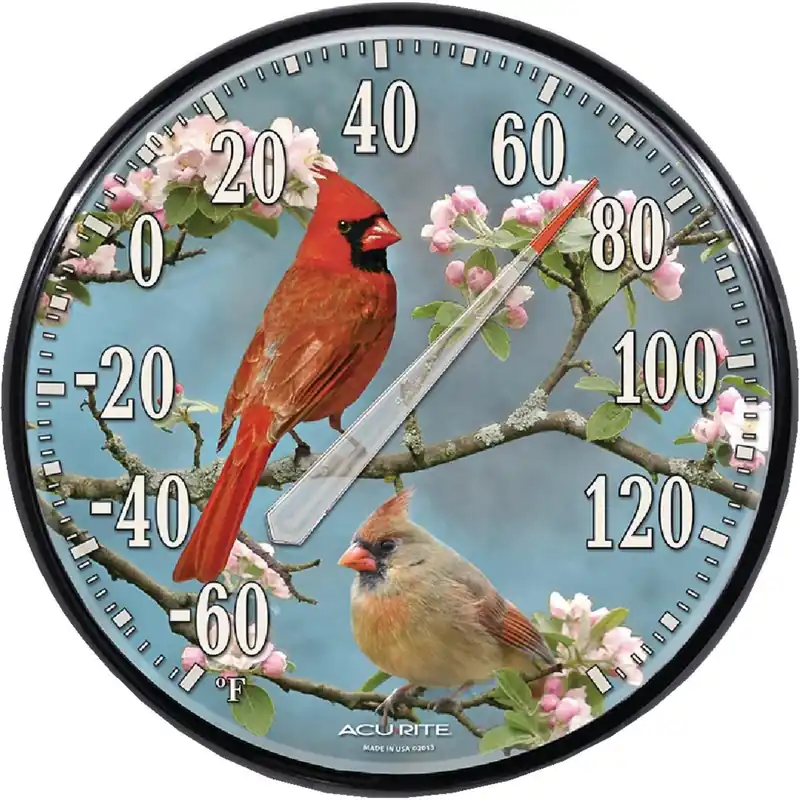 Acurite 01924 12-1/2 Fahrenheit -60 To 140 Outdoor Wall Thermometer