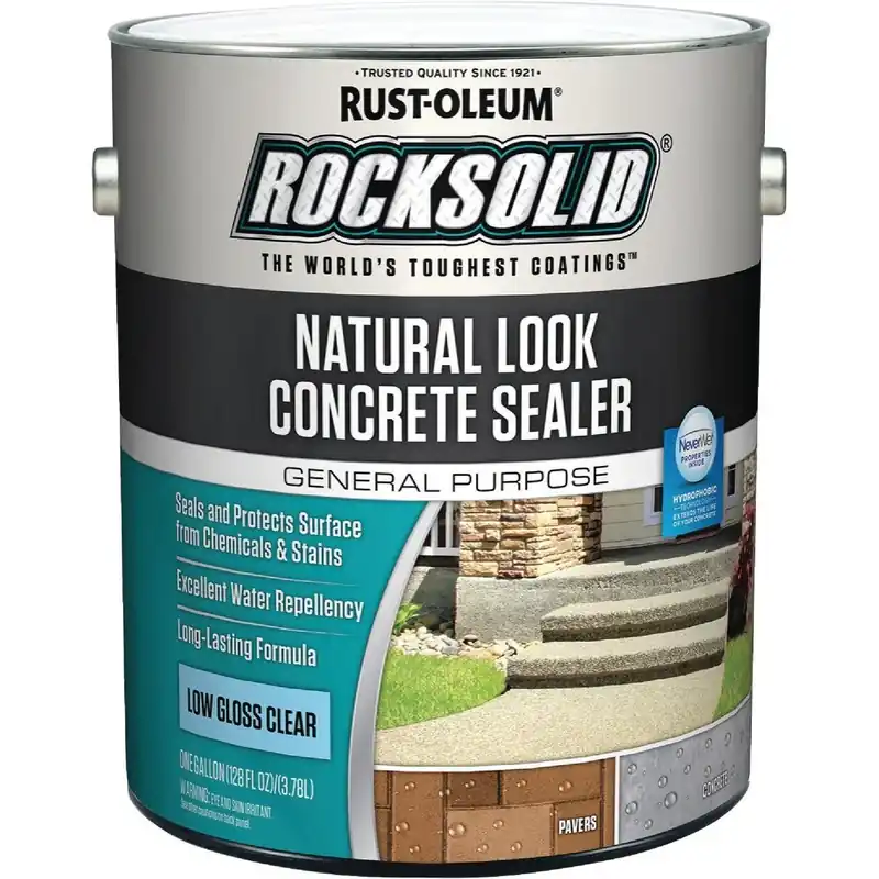 Rust-Oleum 317928 RockSolid Natural Look Concrete Sealer 1 Gal Clear