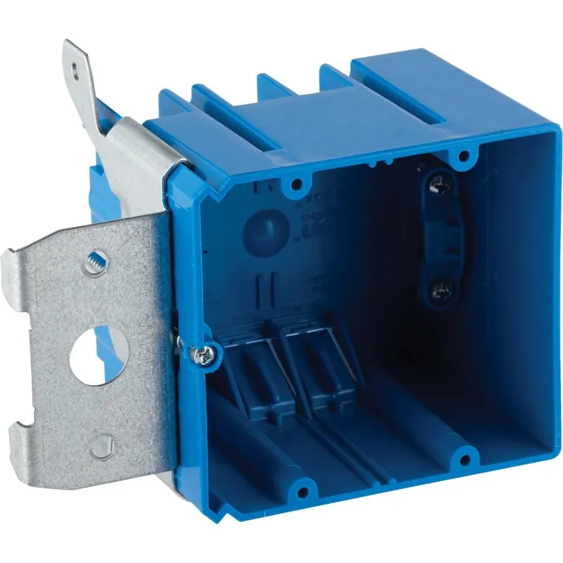 ABB B234ADJC Carlon Adjust-A-Box 2-Gang PVC Molded Wall Box