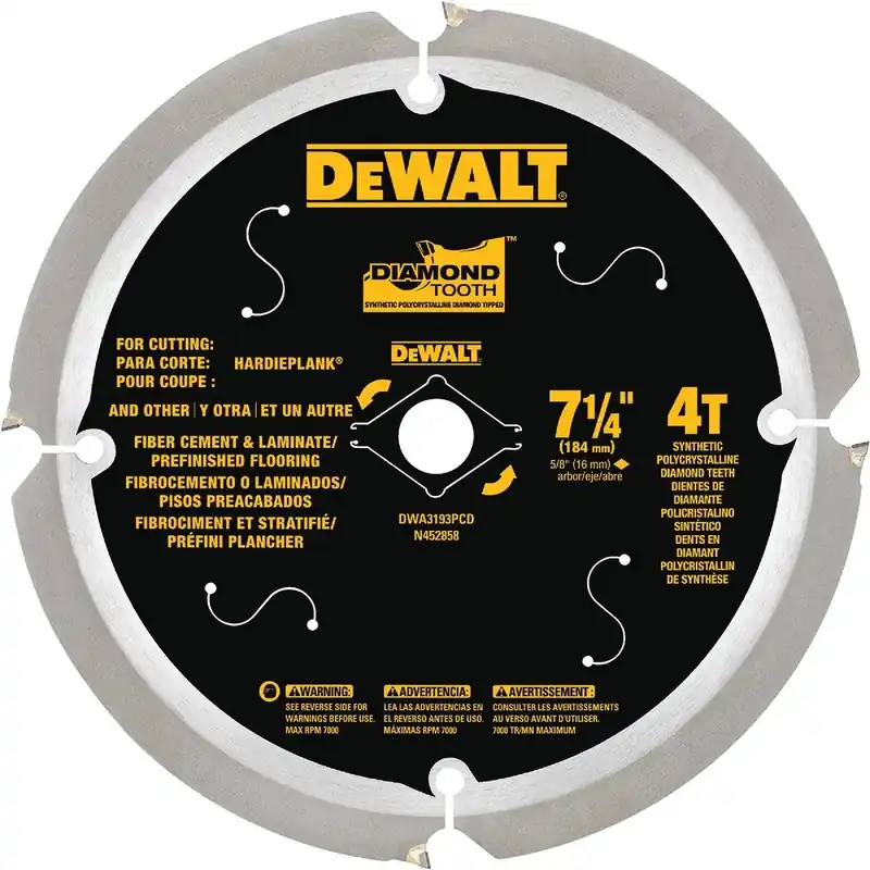DeWalt DWA3193PCD HardiePlank PCD Circular Saw Blade