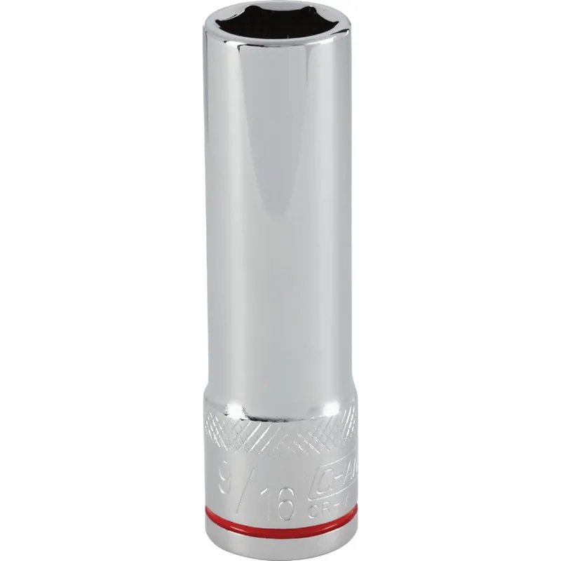 Channellock 366854 1/2 In. Drive 9/16 In. 6-Point Deep Standard Socket