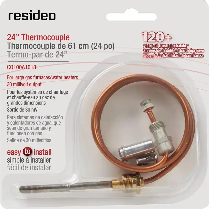 Resideo CQ100A1013 Universal Thermocouple 30mV 24 In.