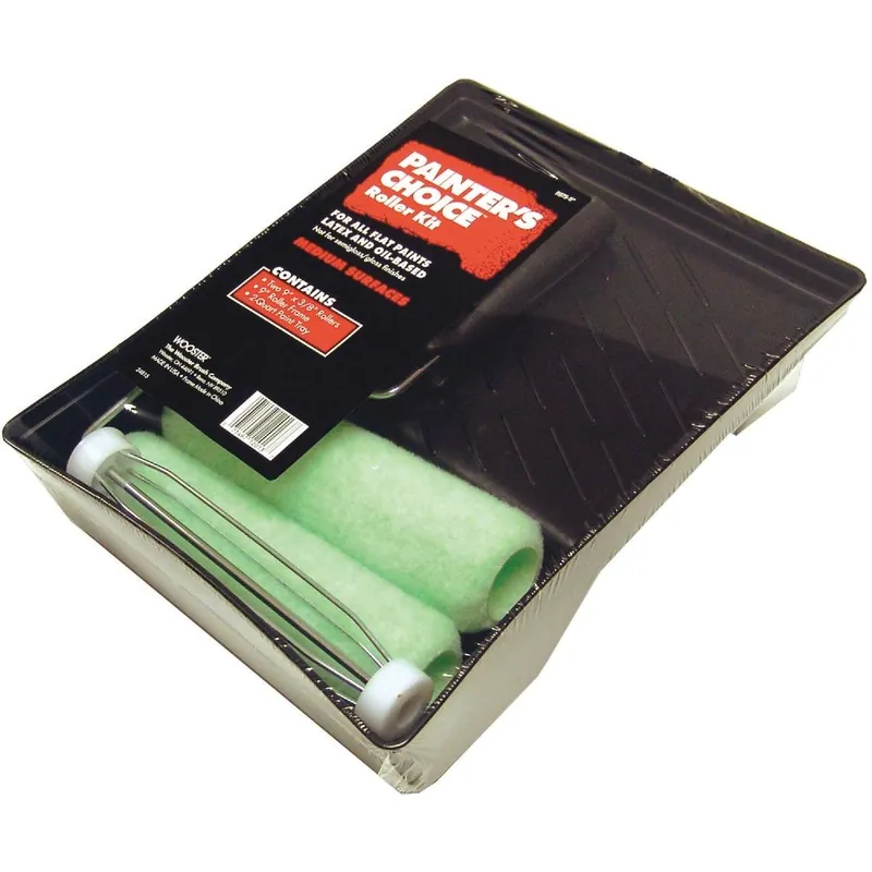 Wooster Brush R975-9 Painter's Choice Roller & Tray Set (4-Piece) Replacement MPN