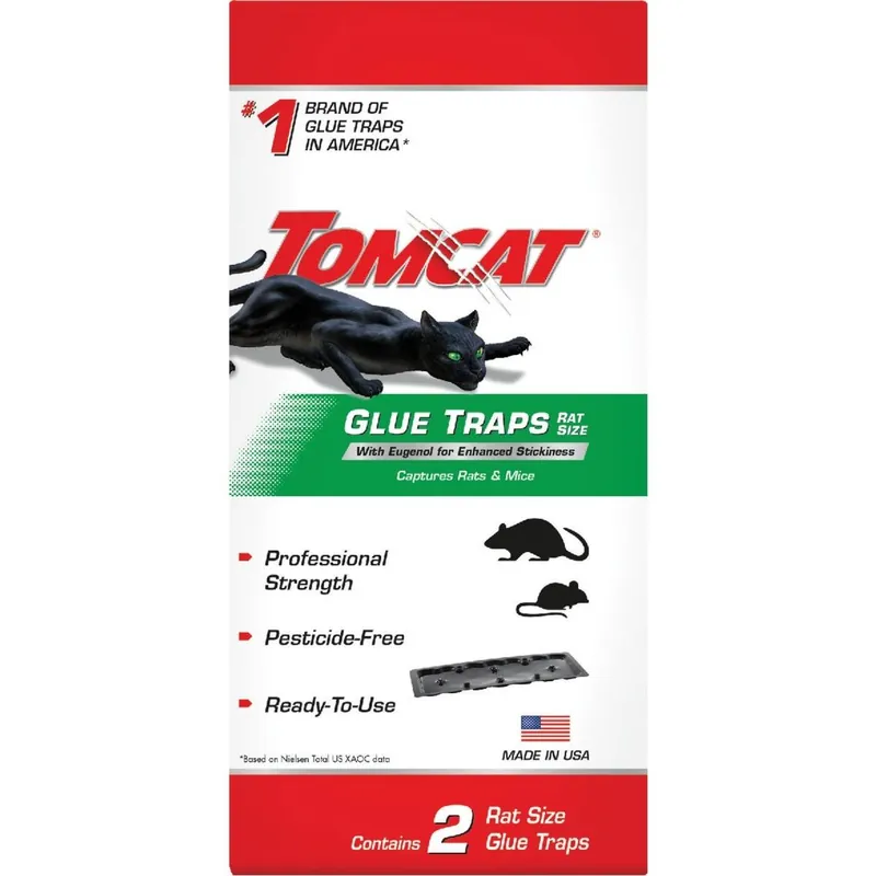Tomcat 0362810 Glue Mouse & Rat Trap 2-Pack