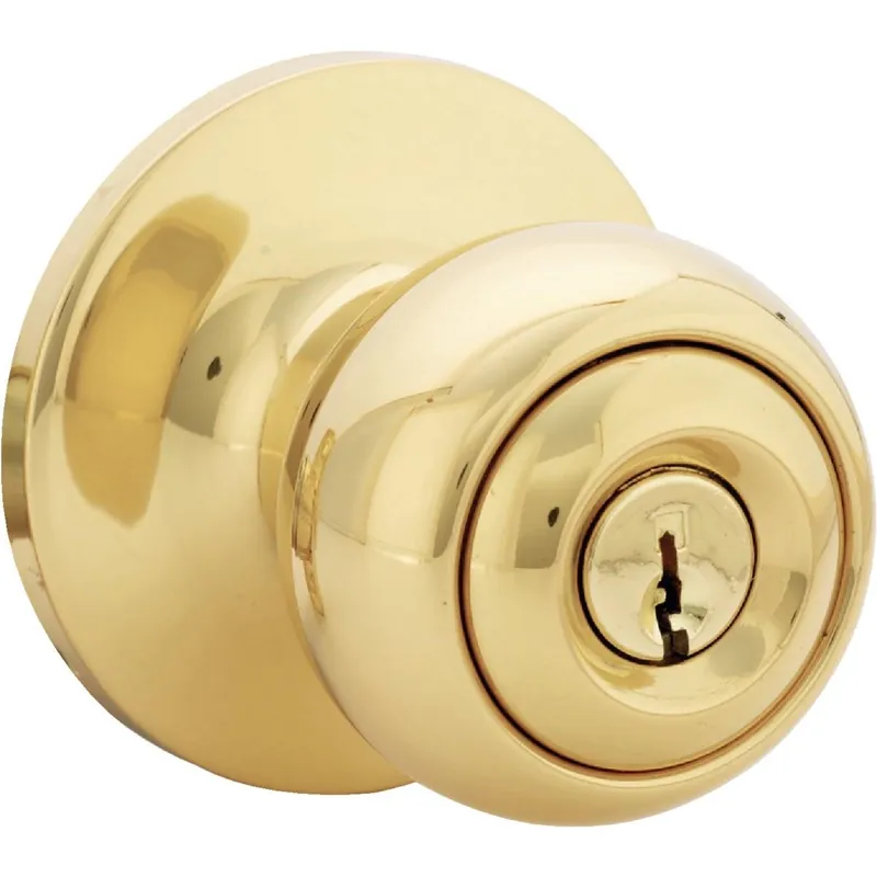 Steel Pro TW700B Polished Brass Entry Door Knob
