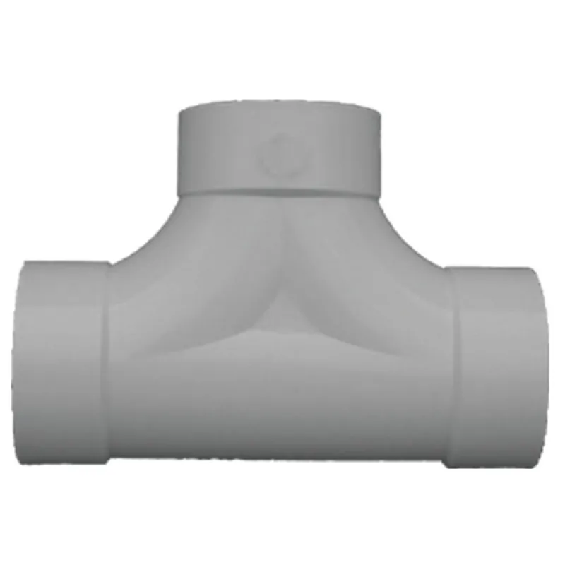 IPEX 414155BC PVC Sewer and Drain Two Way Tee