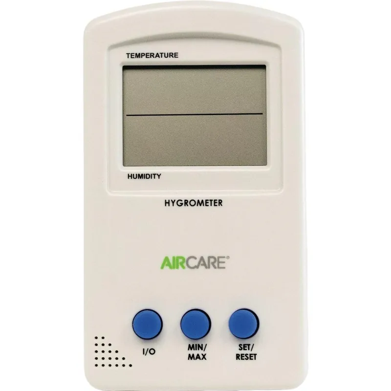 AIRCARE 1990 AirCare Fahrenheit Digital -50 to 106 Degrees F Hygrometer & Thermometer