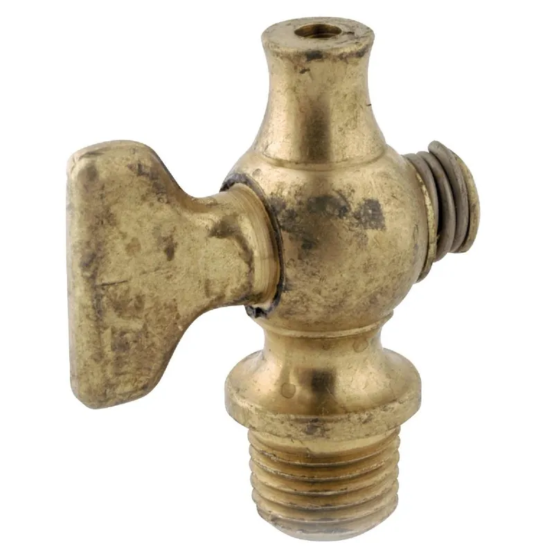 Anderson Metals 59307-04 1/4 In. MIP Brass 80 psi Air Drain Cock