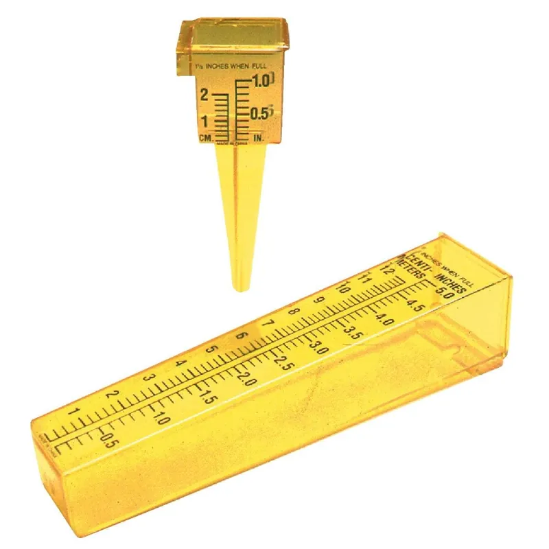Taylor 2715 5 In. Plastic 2-in-1 Rain Gauge