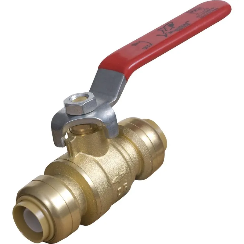 SharkBite 22223-0000LFA Brass Push-Fit Ball Valve