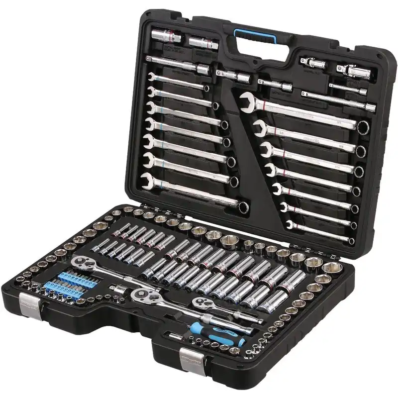 Channellock 303005 Standard and Metric 6-Point Combination Ratchet & Socket Set 139-Piece