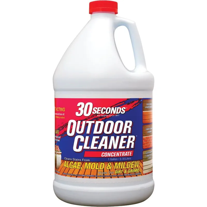 30 seconds 1G30S Outdoor Cleaner Concentrate 1 Gal. Algae Mold Mildew Stain Remover