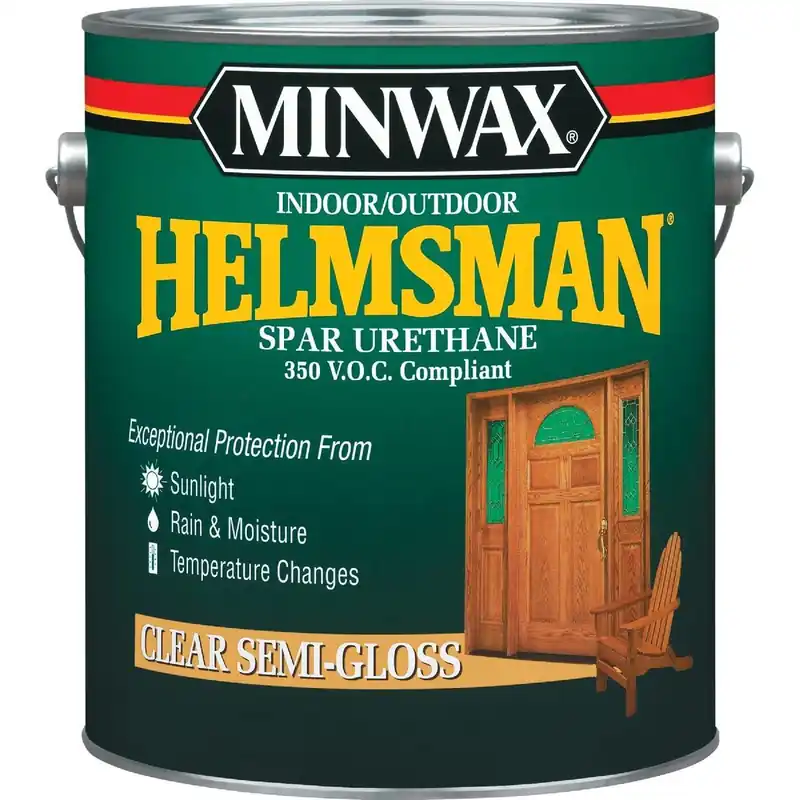 Minwax 13210000 Helmsman Semi-Gloss Clear Spar Urethane 1 Gal.