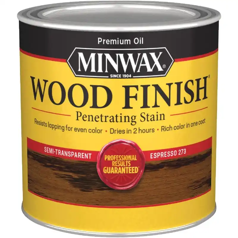 Minwax 227634444 Wood Finish Penetrating Stain Espresso 1/2 Pt.