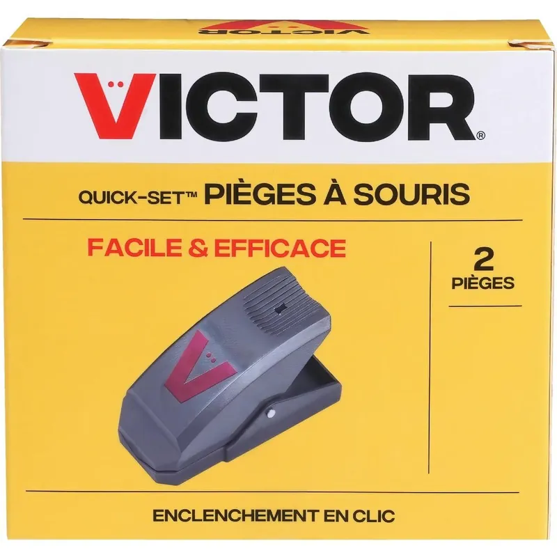 Victor M137B Quick-Set Mechanical Mouse Trap (2-Pack)