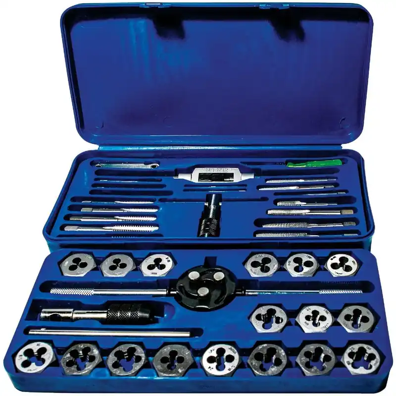 Century Drill Tool 98900 Tap and Die Fractional Set (40-Piece)