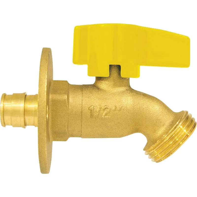 Apollo EPXSCV1234 1/2 In. Barb x 3/4 In. Expansion Brass PEX Sillcock Type A