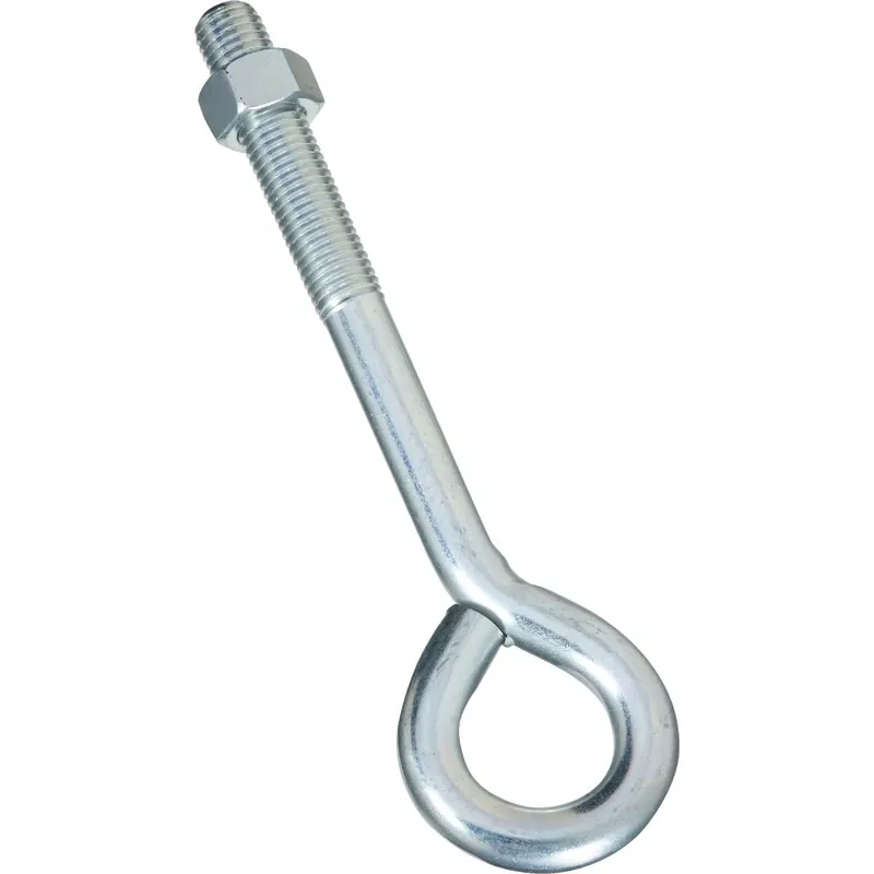 National N347732 3/4 In. x 10 In. Zinc Eye Bolt with Hex Nut