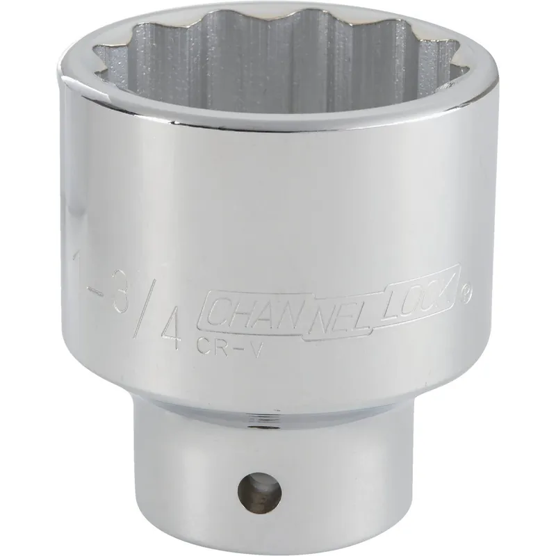 Channellock 309117 3/4 In. Drive 1-3/4 In. 12-Point Shallow Standard Socket