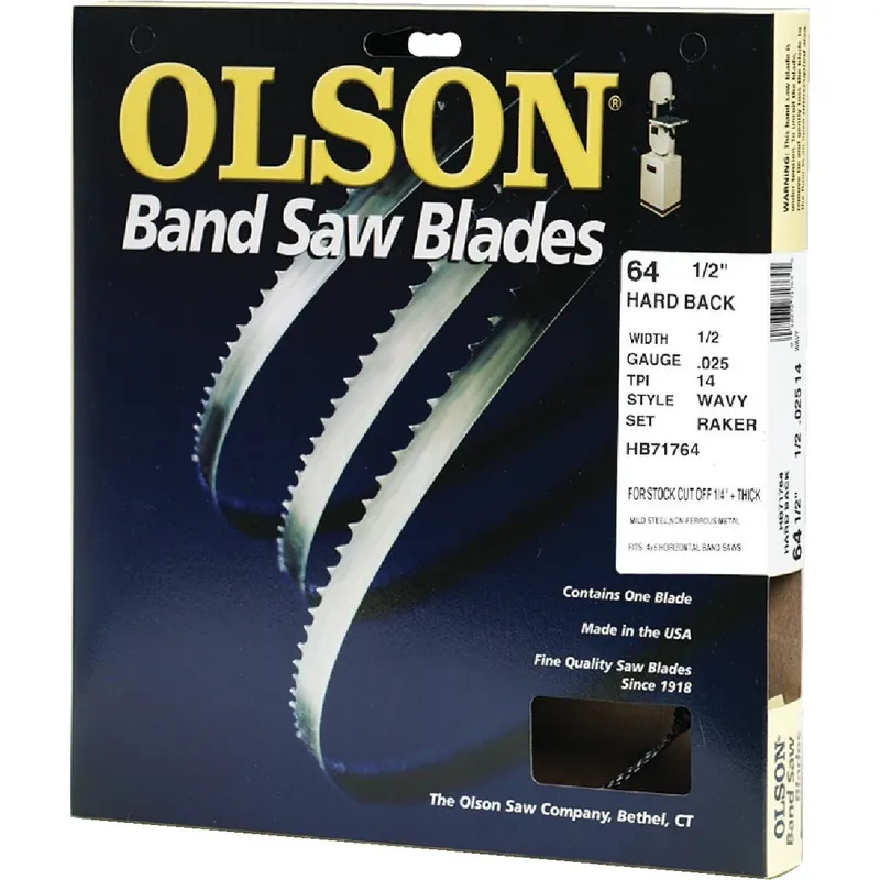 Olson Saw HB71764DB Metal Cutting Band Saw Blade 64-1/2 In. x 1/2 In. 14 TPI