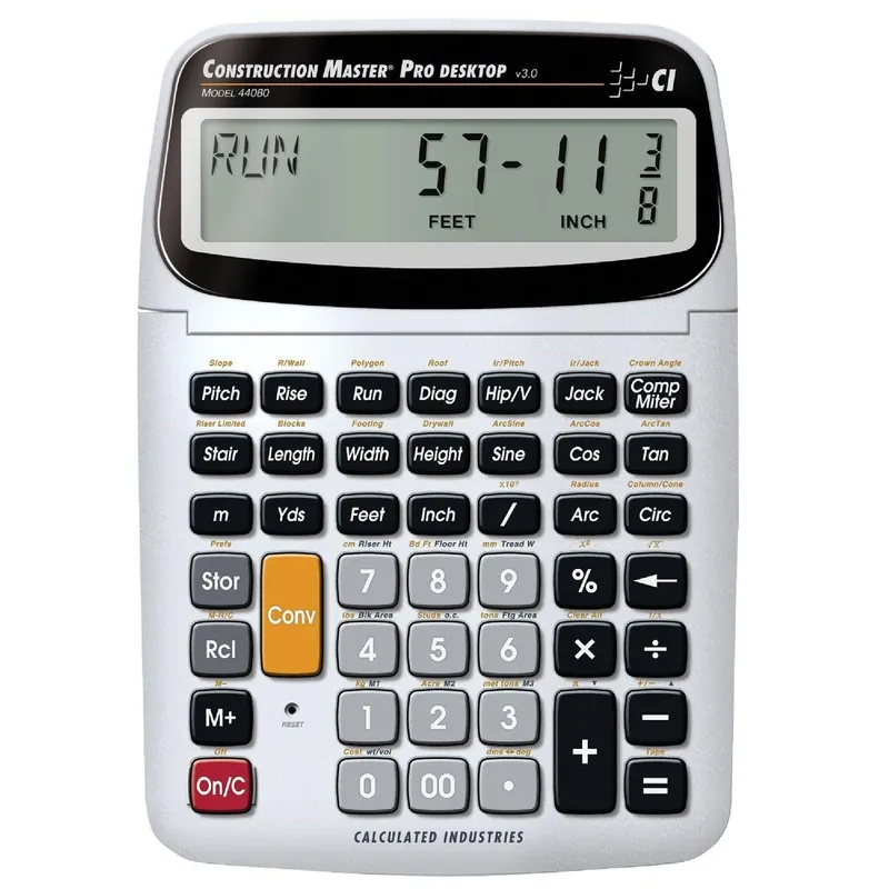 Calculated Industries 44080 Construction Master Pro Desktop Project Calculator