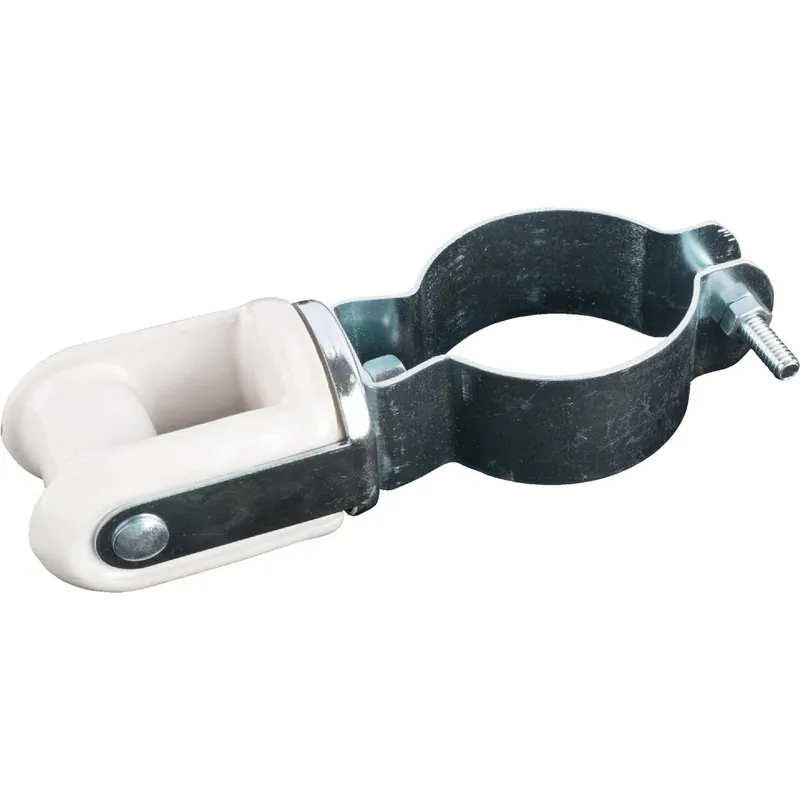Halex 60645 Pipe Mount Porcelain & Steel Wire Holder