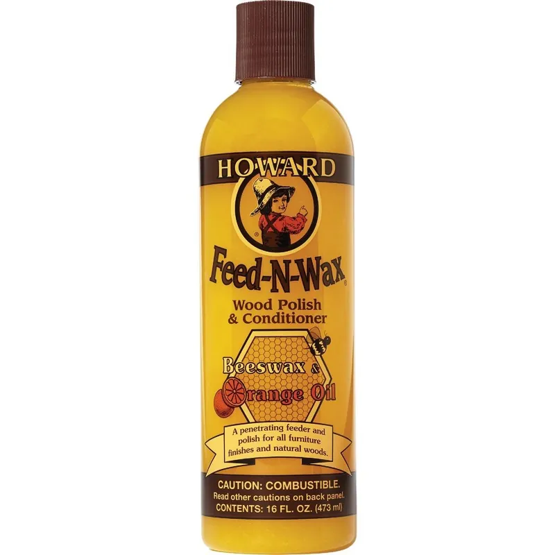 Howard FW0016 Feed-N-Wax Wood Polish & Conditioner