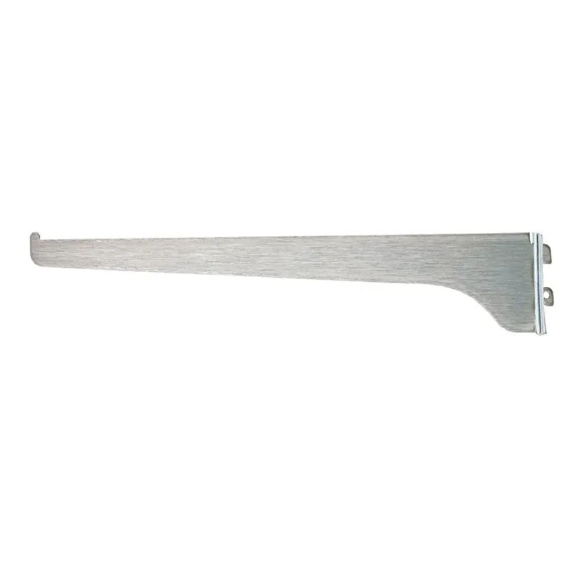 Knape & Vogt 180 ANO 12 Anochrome Steel Regular Duty Single Slot Shelf Bracket