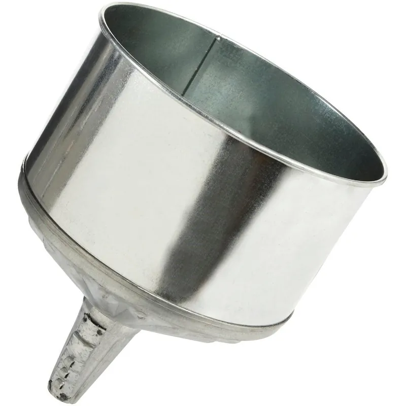 Delphos 590LX 8 Qt. Galvanized Steel Lock-On Funnel