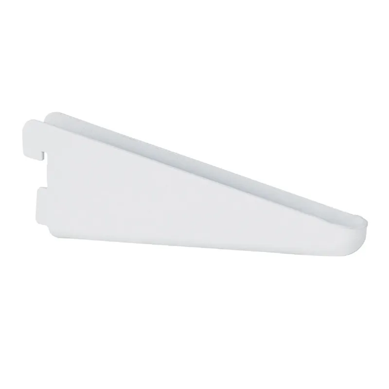 Organized Living 7913100611 FreedomRail 6-1/2 In. White Twin-Track Shelving Bracket