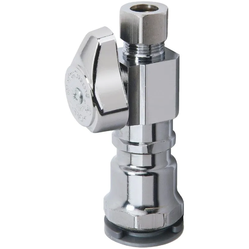BrassCraft G2PS14XCD 5/8 In. OD CMP x 3/8 In. OD CMP Brass Shut Off Straight Valve