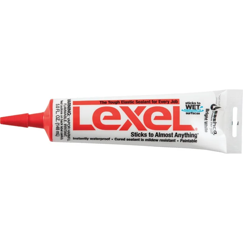 Sashco 13033 Lexel 5 Oz. Caulk Polymer Sealant Bright White