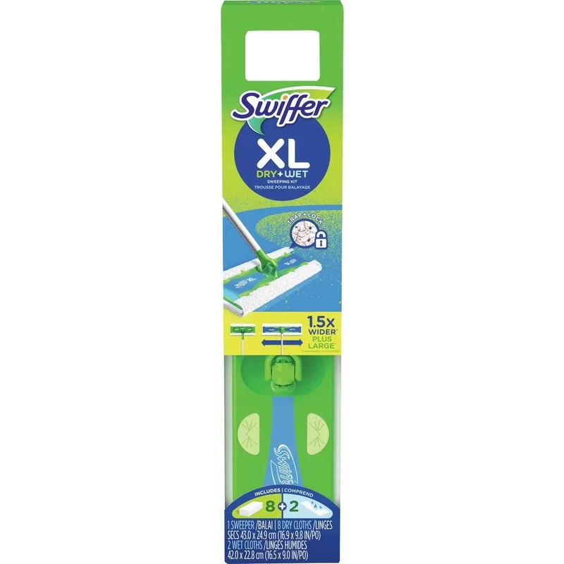 Swiffer 3700092816 Sweeper XL Dry & Wet Mop Starter Kit
