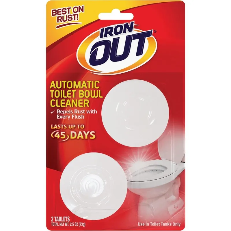 Iron Out AT12T Automatic Toilet Bowl Cleaner Each