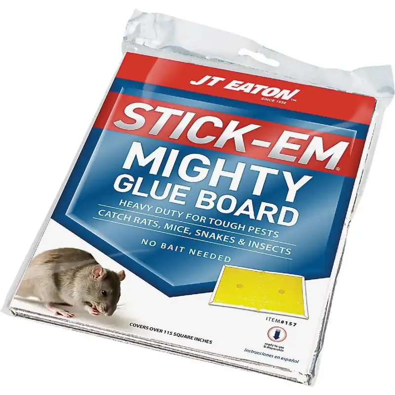 JT Eaton 157 Stick-Em Mighty Glue Board Mouse & Rat Trap