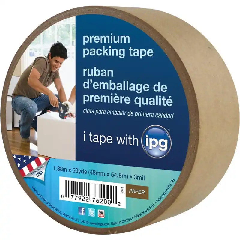 IPG 9341 Kraft Sealing Tape 1.88 In. X 60 Yd.
