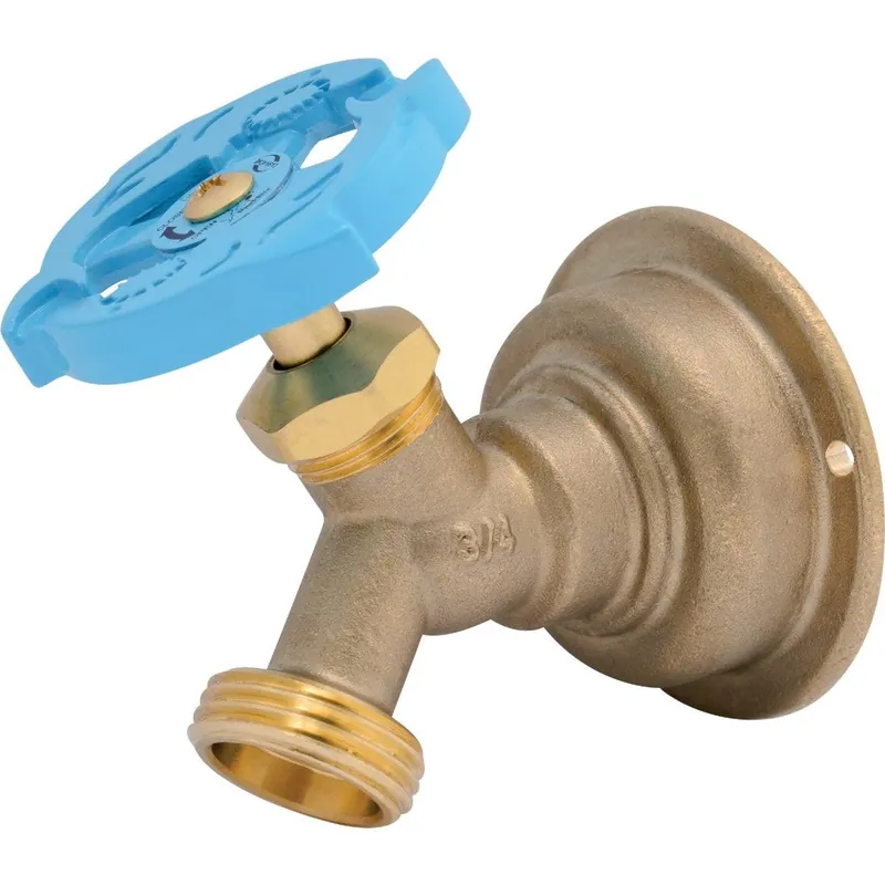 SharkBite 24633LF Hose Bibb 3/4 In. SB x 3/4 In. MHT Multi Turn Brass No Kink 45 Degree