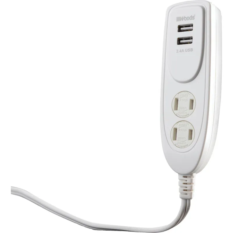Woods 41226 Desktop USB Charger