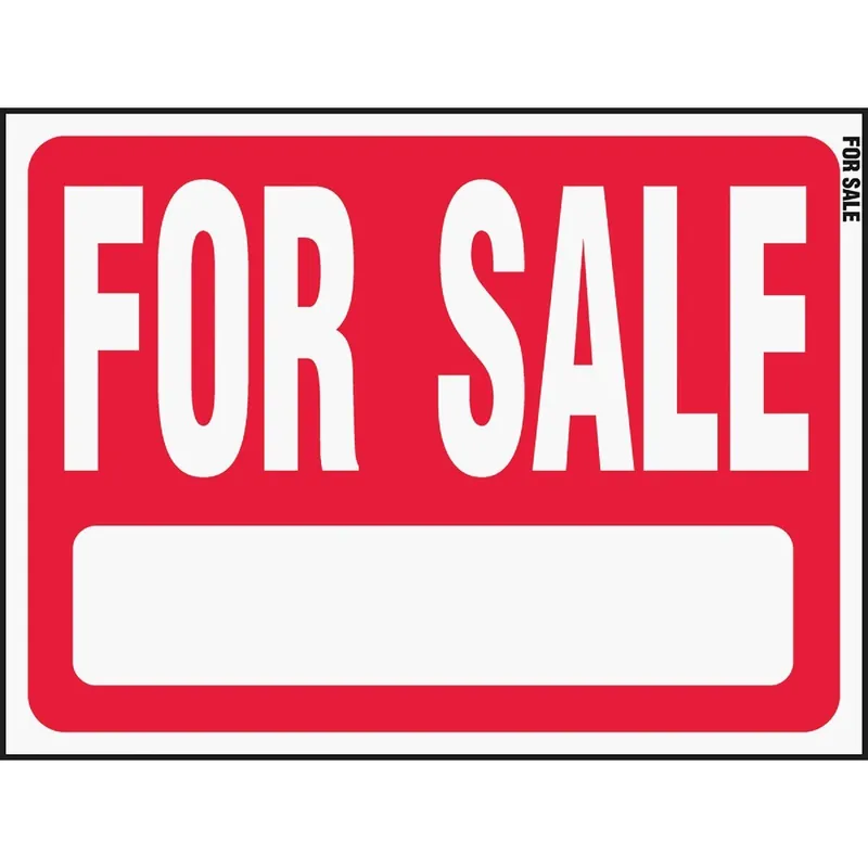 Hy-Ko RS-604 Plastic Sign For Sale