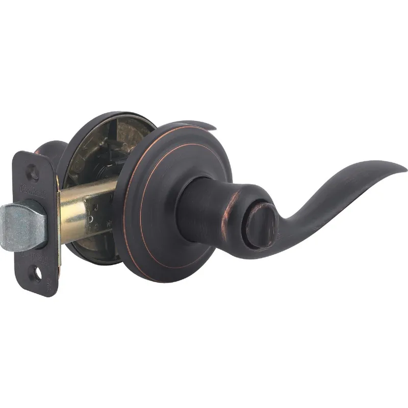Kwikset 730TNL11PRCALRCS Venetian Bronze Tustin Privacy Door Lever